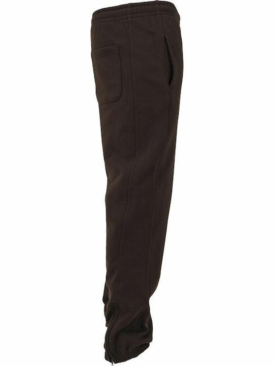 Sweatpants with Elastic Brown