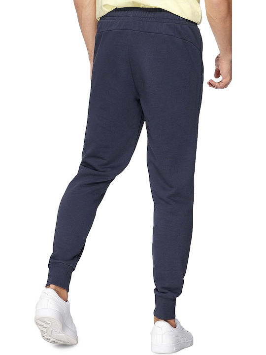 Sweatpants with Elastic Navy Blue