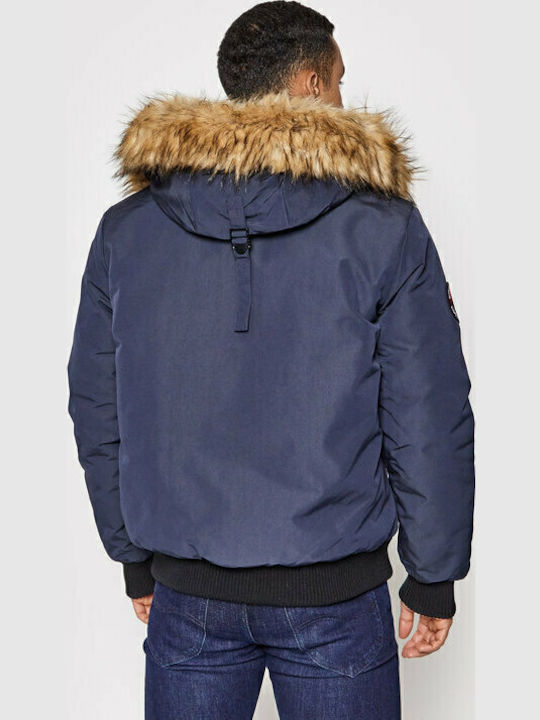EVEREST Winter Jacket Bomber Navy Blue
