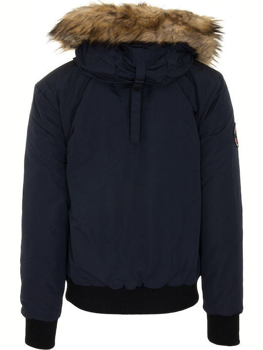 EVEREST Winter Jacket Bomber Navy Blue