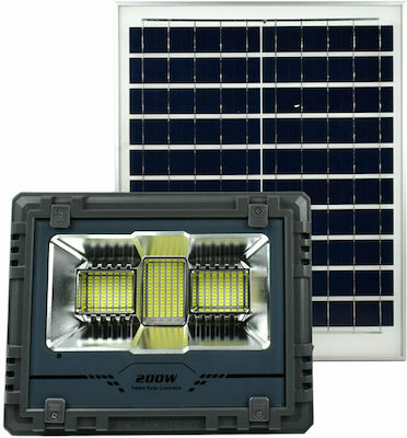 MJ-AW200 Wasserdicht Solar LED Flutlicht 200W Kaltweiß 6500K mit Fernbedienung IP67