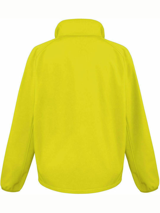 Result Men's Winter Softshell Jacket Yellow