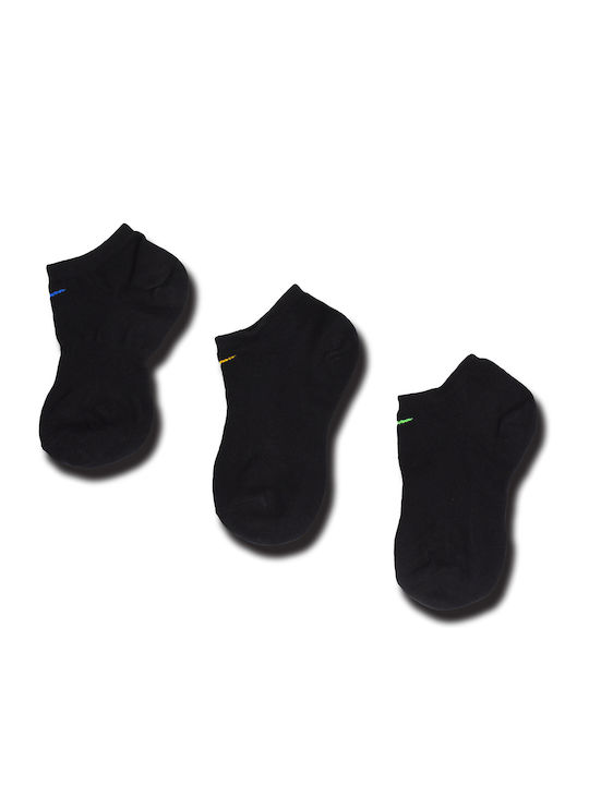 Nike Αθλητικά Παιδικά Σοσόνια για Αγόρι Μαύρα 3 Ζευγάρια