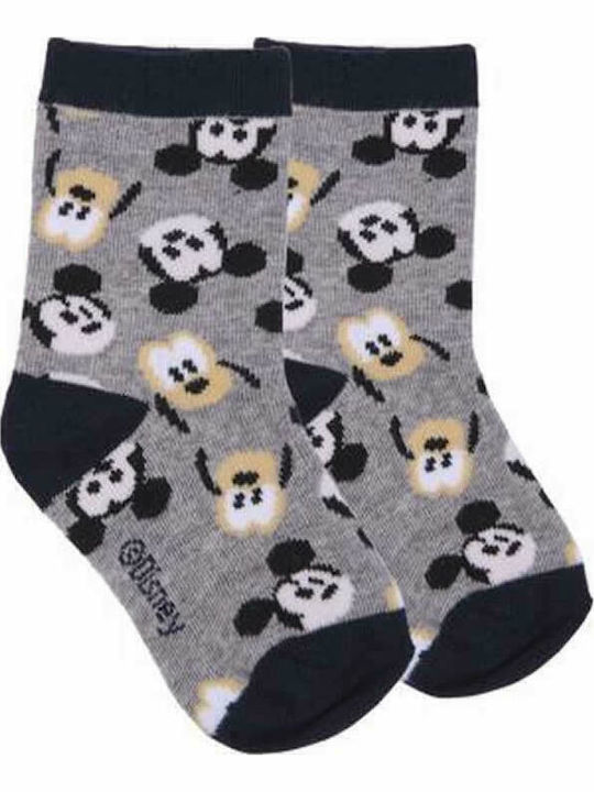 Cerda Kids Socks Knee-High Mickey Light Blue 5 Pairs