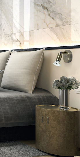 Home Lighting Μονό Σποτ με Ντουί GU10 σε Μπρούτζινο Χρώμα