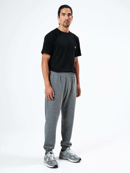 Sweatpants with Elastic Dark Grey Melange