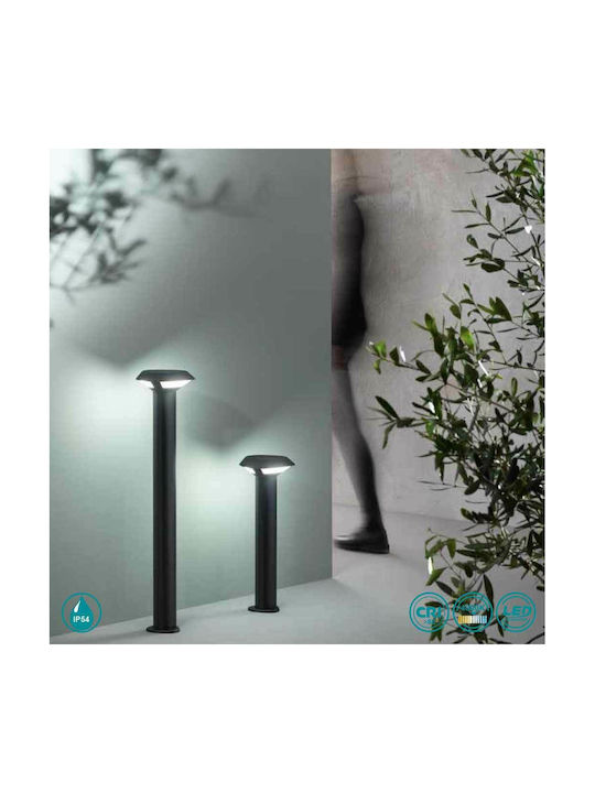 Ondaluce Außenstehlampe LED für Außenbereich 13W mit Natürliches Weiß Licht IP54 Schwarz
