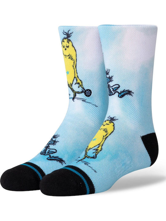 Stance Kids' Socks Knee-High Light Blue