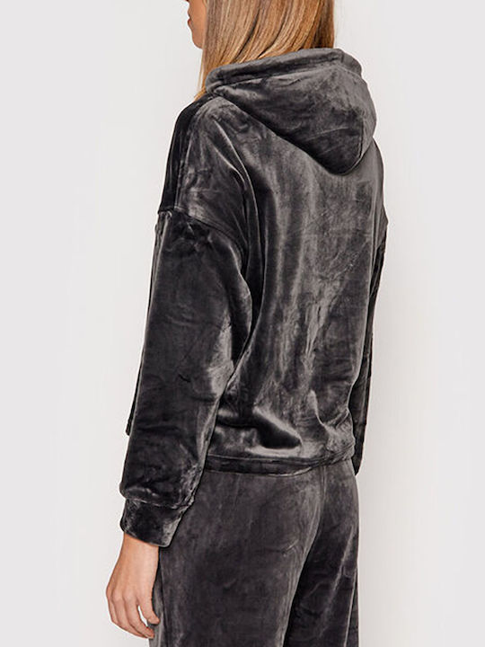 Belden Damen Sweatshirt Samt Kapuzen Ink