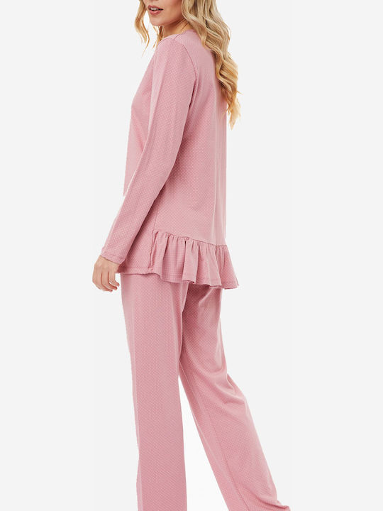 Minerva Winter Women's Pyjama Set Pink