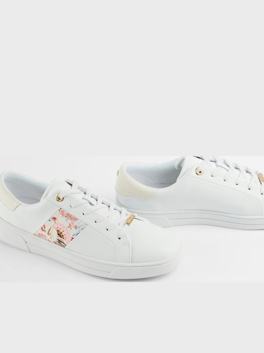 Hudep Damen Sneakers Weiß