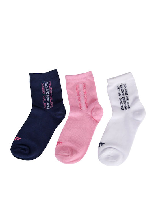 4F Kids' Socks Knee-High Multicolour 3 Pairs