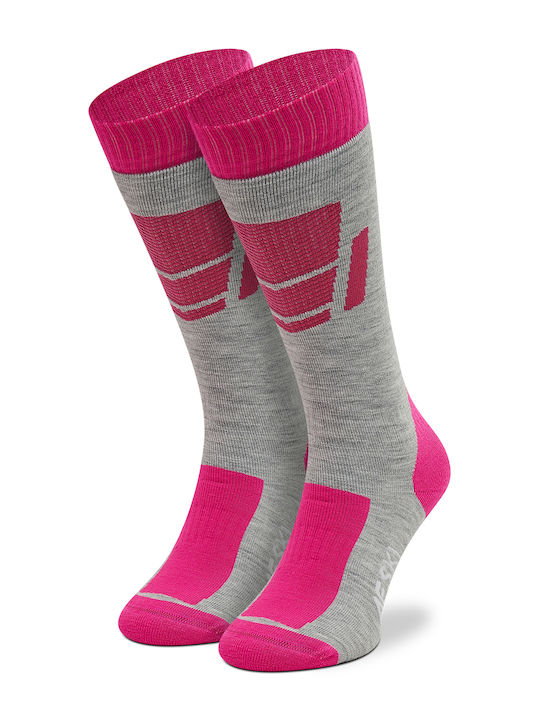 4F Girls Knee-High Socks Gray