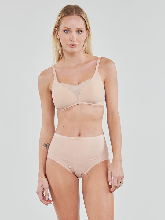Triumph Shape Smart Maxi Slip Σύσφιξης Χωρίς Ραφές Μπεζ
