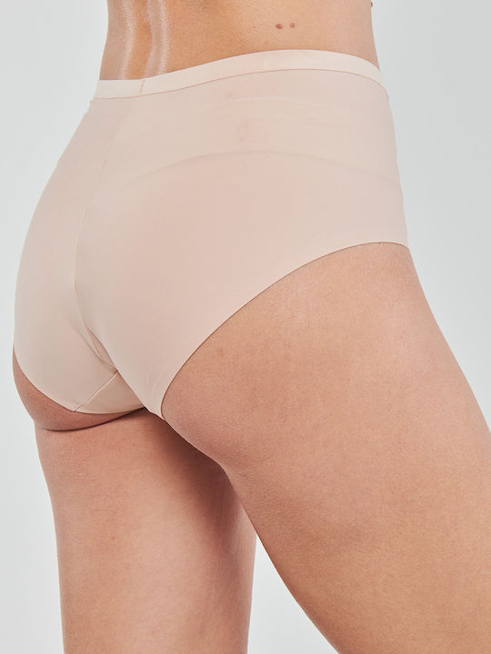 Triumph Shape Smart Maxi Slip Σύσφιξης Χωρίς Ραφές Μπεζ