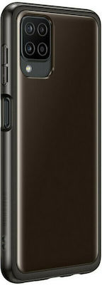 Samsung Clear Cover Silicone Back Cover Black (Galaxy A12)