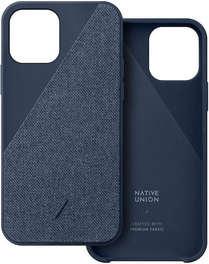 Native Union Clic Canvas Back Cover Tesatura Indigo (iPhone 12 mini)