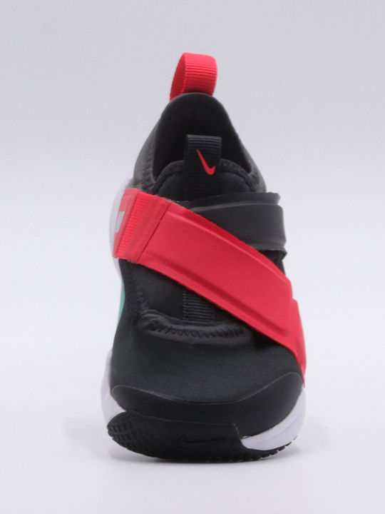 Flex Experience Flex Advance Kids Sports Shoes Running with Hoop & Loop Closure Black / Washed Teal / Siren Red
