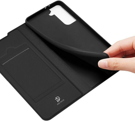 Dux Ducis Skin Pro Книга Изкуствена кожа Черен (Galaxy S21 Ultra 5G)