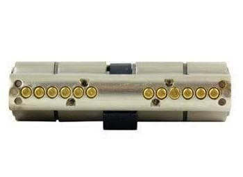 Hugo Locks Κύλινδρος Κλειδαριάς Ασφαλείας 75mm (30-45) με 5 Κλειδιά Χρυσός