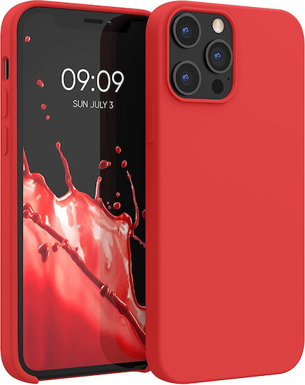 KWmobile Rubber Back Cover Σιλικόνης Κόκκινο (iPhone 12 Pro Max)