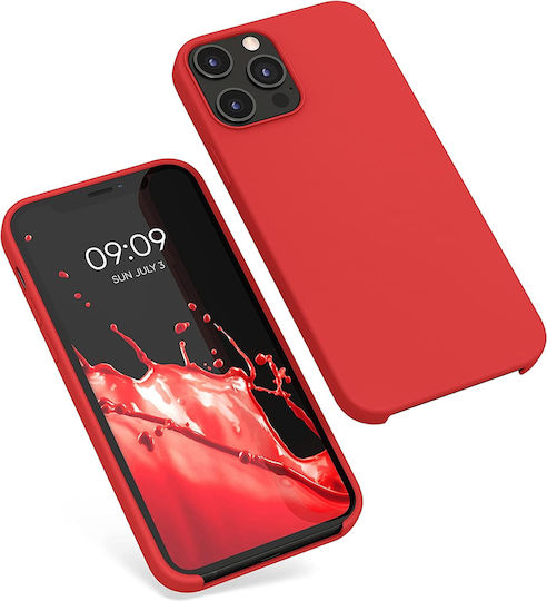 KWmobile Rubber Back Cover Σιλικόνης Κόκκινο (iPhone 12 Pro Max)