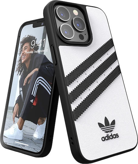 adidas Moulded Umschlag Rückseite Silikon White / Black (iPhone 13 Pro)