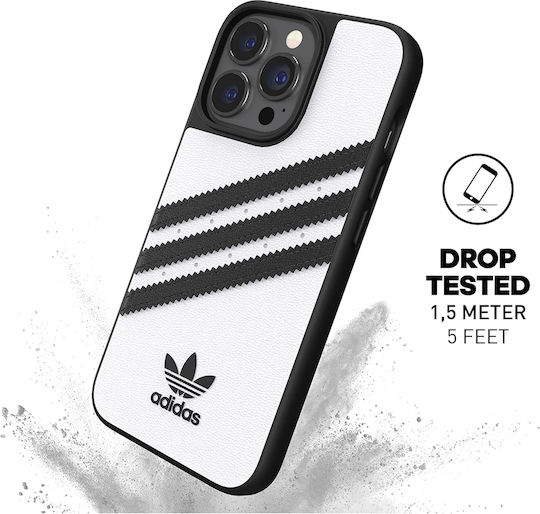 adidas Moulded Umschlag Rückseite Silikon White / Black (iPhone 13 Pro)