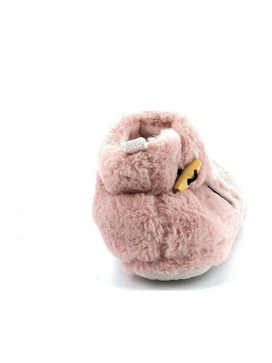 Trento W757 Geschlossene Damen Hausschuhe Rosa