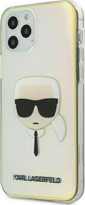 Karl Lagerfeld Karl`s Head Coperta din spate Plastic Multicolor (iPhone 12 / 12 Pro) KLHCP12MPCKHML