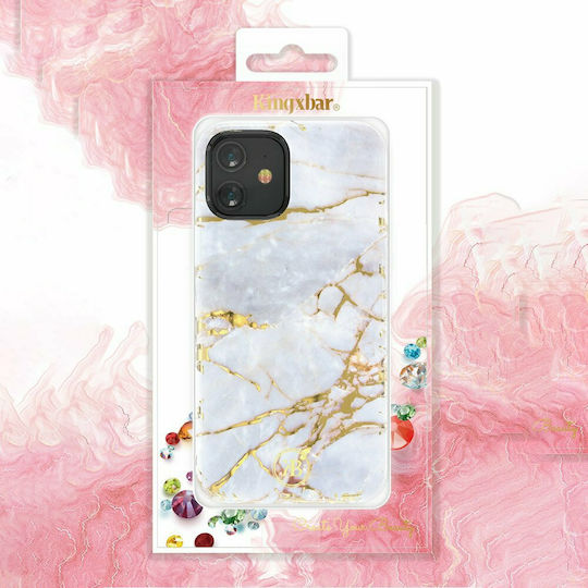 Kingxbar Marble Задна корица Пластмаса Многоцветен (iPhone 12 / 12 Pro)