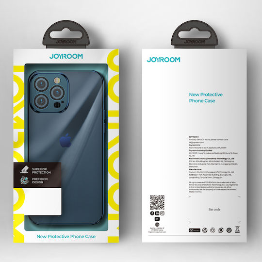 Joyroom Chery Mirror Electroplated Back Cover Plastic Sea Blue (iPhone 13 Pro)