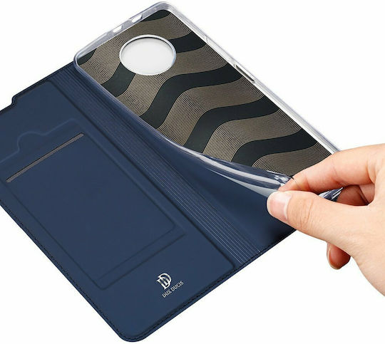 Dux Ducis Skin Pro Book Synthetic Leather Blue (Redmi Note 9T)