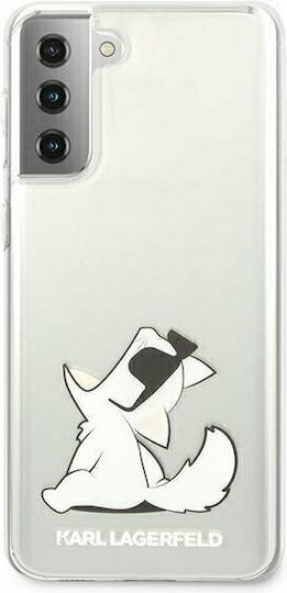 Karl Lagerfeld Choupette Eats Back Cover Σιλικόνης Διάφανο (Galaxy S21+ 5G)