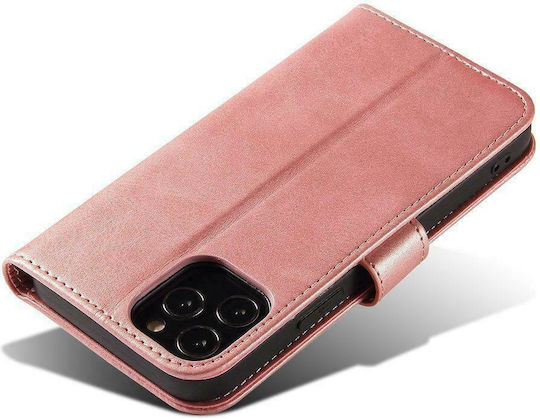 Hurtel Elegant Magnet Book Δερματίνης Ροζ (Galaxy A32 5G)