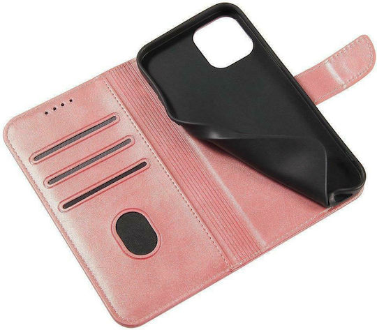 Hurtel Elegant Magnet Book Δερματίνης Ροζ (Galaxy A32 5G)