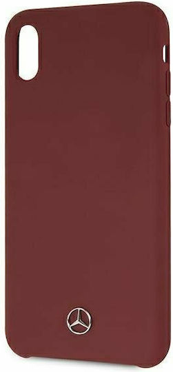 Mercedes-Benz Hardcase Line Back Cover Σιλικόνης Κόκκινο (iPhone XS Max)