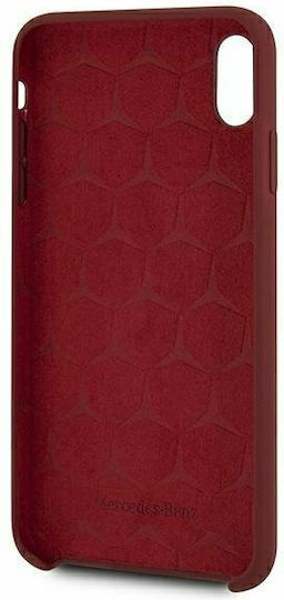 Mercedes-Benz Hardcase Line Back Cover Σιλικόνης Κόκκινο (iPhone XS Max)