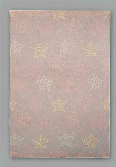 Palamaiki Grundi Παιδικό Χαλί Αστέρια Ροζ 120x180cm