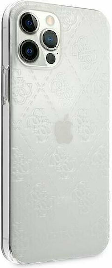 Guess Back Cover Σιλικόνης Διάφανο (iPhone 12 / 12 Pro)