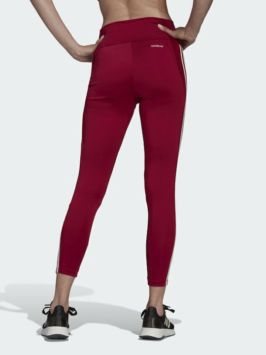 Designed To Move Women's Cropped Yoga Legging Legacy Burgundy