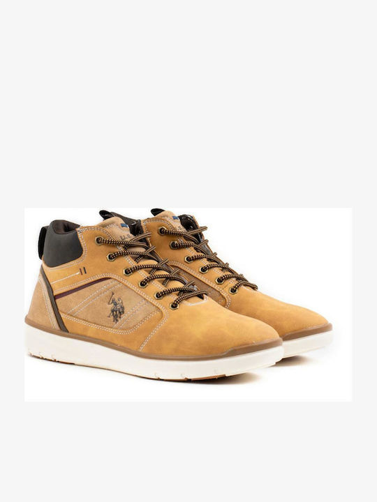 Beige Herrenstiefel