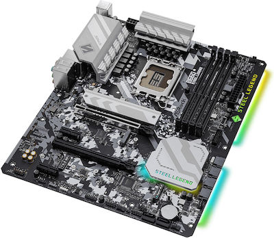 ASRock B660 Steel Legend Motherboard ATX με Intel 1700 Socket