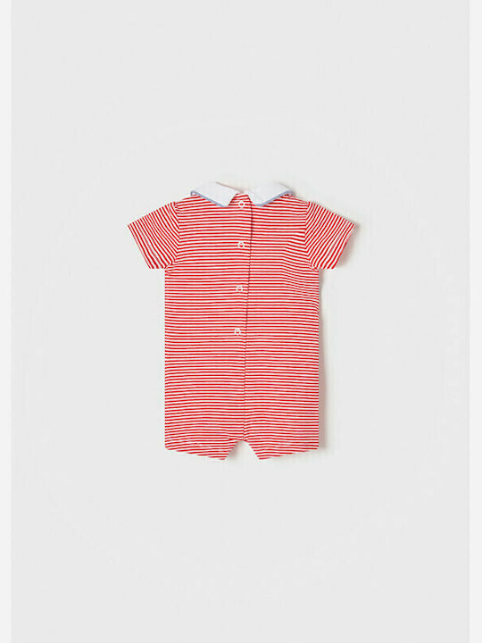 Mayoral Ecofriends Baby Bodysuit Short-Sleeved Red
