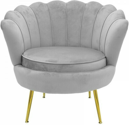 Daimon Sessel Samt Gray 79x69x78cm