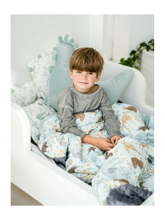 La Millou Decke Wickeltücher für Kinderzimmer Wild Blossom Samt Rosa 80x100cm