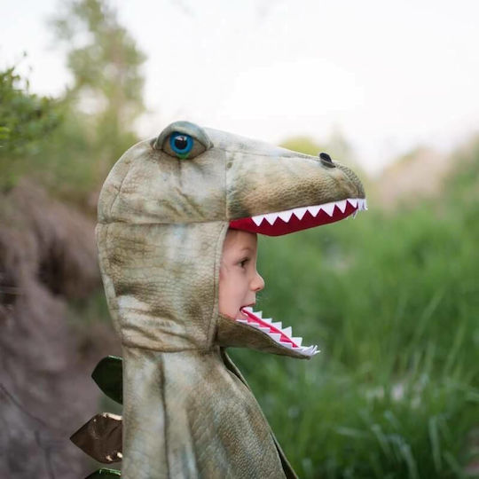 T-Rex Αποκριάτικη Κάπα Πράσινη