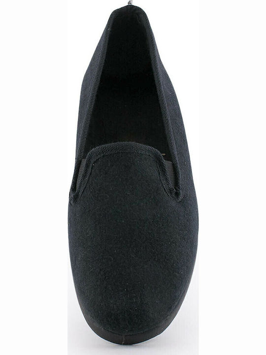 6 Winter Closed Women's Slippers Black