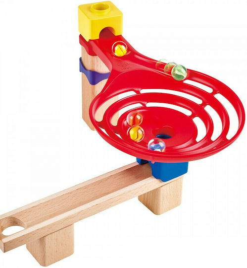 Hape Wooden Construction Toy Crazy Rollers Stack Track for Children 1++ Years