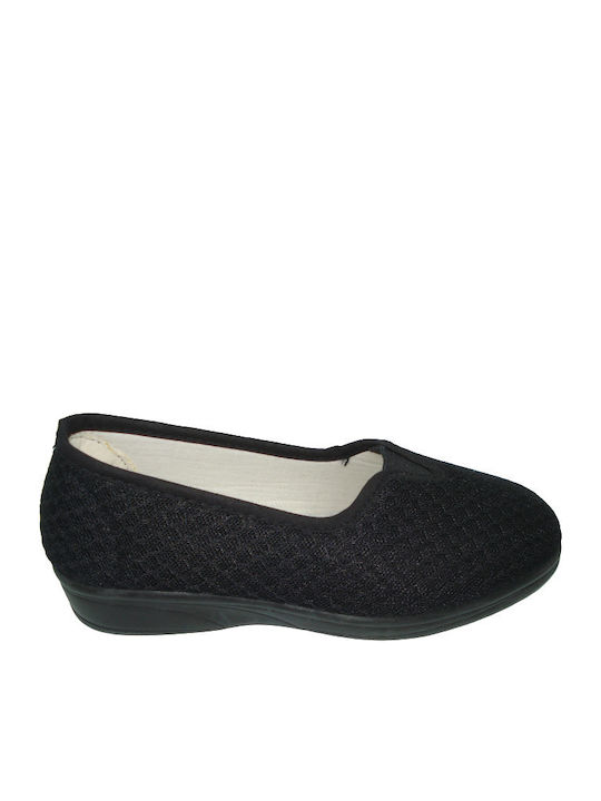 880 Closed Women's Slippers Black